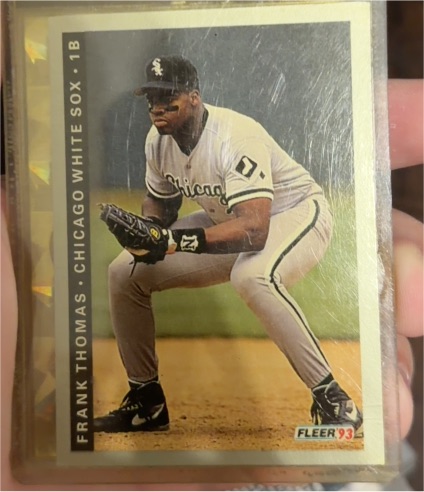 1993 Fleer #210 Frank Thomas — front