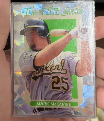1993 Donruss Elite #33 Mark McGwire — front