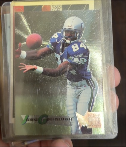 1995 Fleer Metal #181 Joey Galloway — front