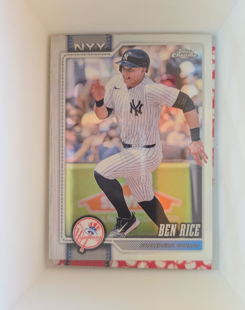 2026 Topps Chrome #295 Ben Rice — front