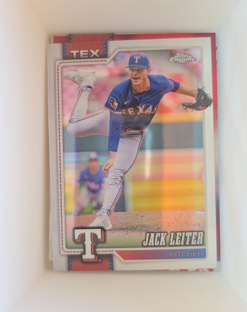 2026 Topps Chrome #175 Jack Leiter — front