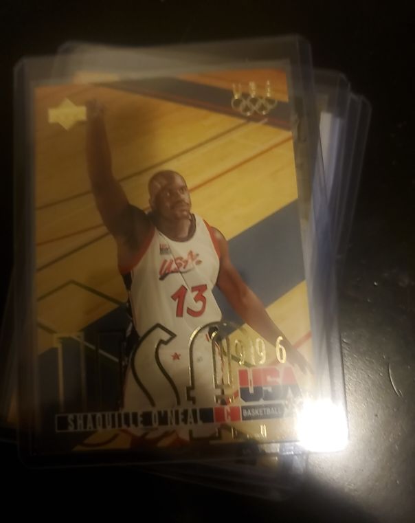 1995-96 Upper Deck #321 Shaquille O'Neal USA Basketball — front