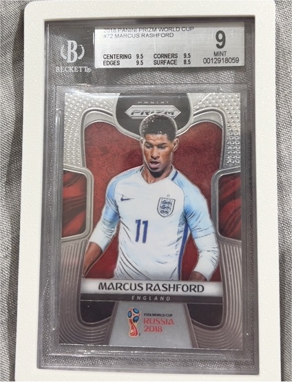2018 Panini Prizm World Cup #72 Marcus Rashford — front