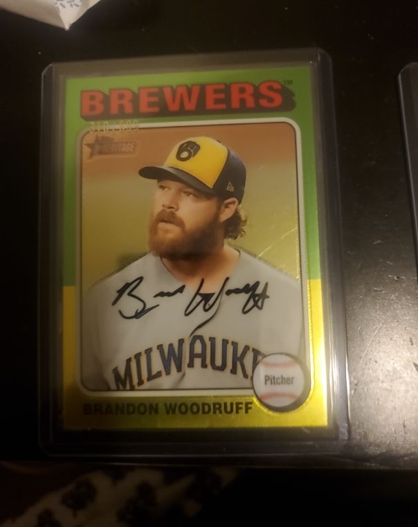 2024 Topps Heritage #444 Brandon Woodruff — front