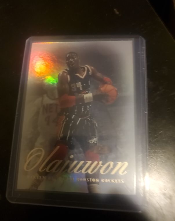 1999-00 Flair Showcase #17 Hakeem Olajuwon — front