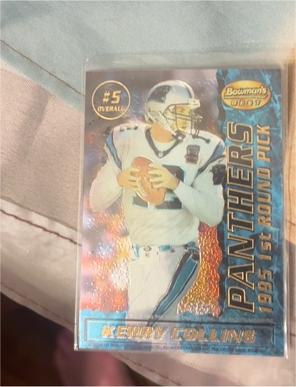 1995 Bowman's Best #5 Kerry Collins — front