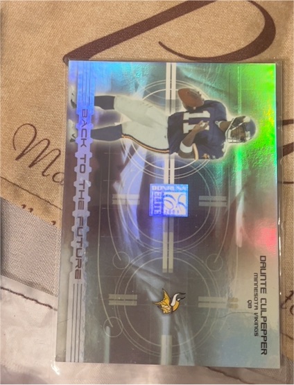 2003 Donruss Elite #BF-7 Daunte Culpepper Back to the Future — front