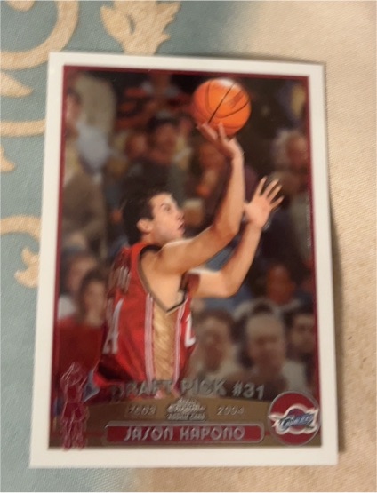 2003-04 Topps Chrome #141 Jason Kapono Rookie Card — front