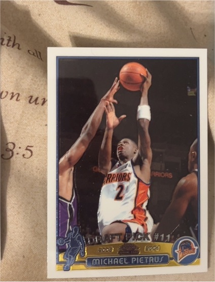 2003-04 Topps Chrome #121 Mickael Pietrus — front