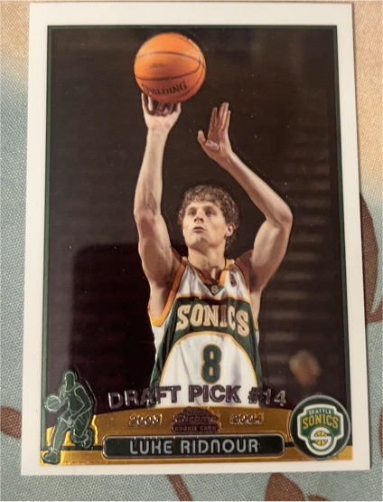 2003-04 Topps Chrome #124 Luke Ridnour — front