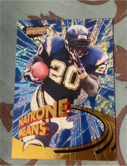 1999 Pacific Revolution #147 Natrone Means — front