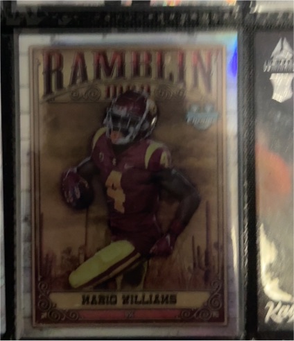 2023 Bowman Chrome University Ramblin' Man #RM-7 Mario Williams — front