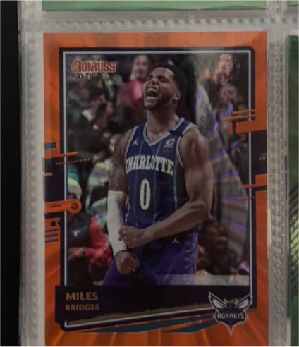 2020-21 Panini Donruss #190 Miles Bridges — front