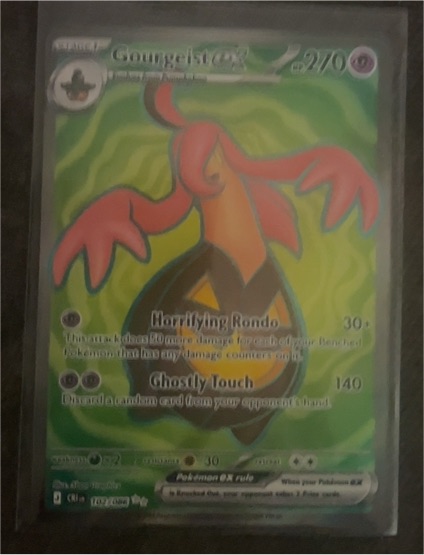 2026 Pokémon Chaos Rising #102/086 Gourgeist EX — front