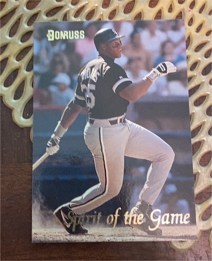 1992 Donruss Spirit of the Game #SG18 Frank Thomas — front