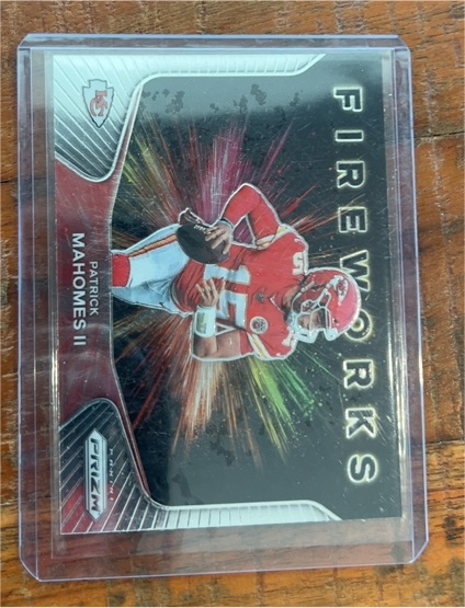 2020 Panini Prizm #5 Patrick Mahomes II Fireworks — front