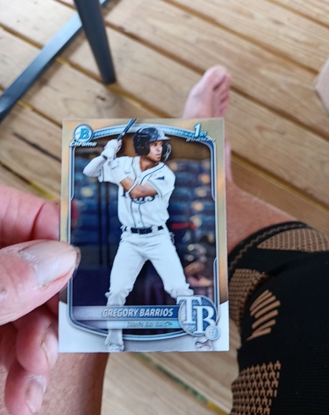 2025 Bowman Chrome Prospects #BCP-7 Gregory Barrios — front