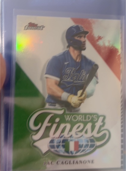 2026 Topps Finest #WF-33 Jac Caglianone World's Finest Insert — front