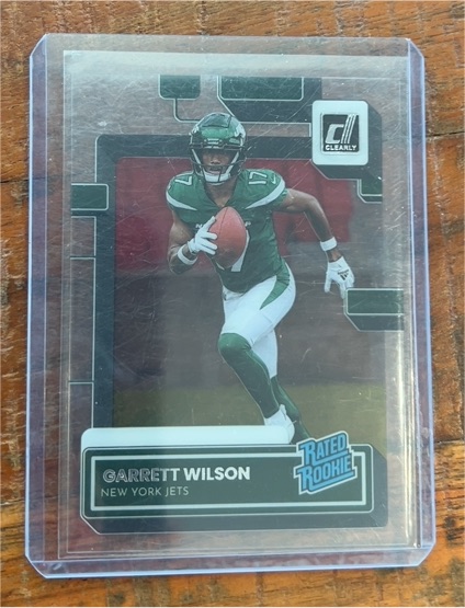 2022 Panini Clearly Donruss #56 Garrett Wilson — front