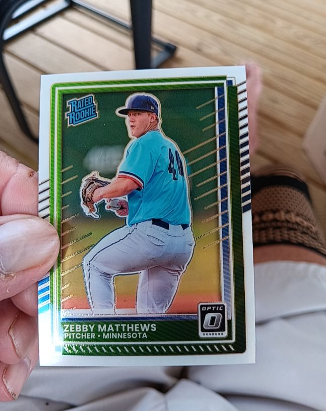 2025 Donruss Optic #81 Zebby Matthews — front