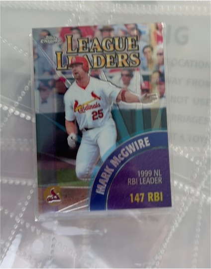 2000 Topps Chrome #463 Mark McGwire League Leaders — front