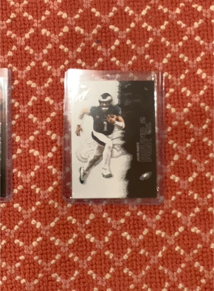 2023 Panini Origins Absolute Illusions #1 Jalen Hurts — front