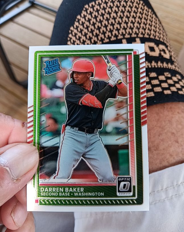 2025 Donruss Optic #43 Darren Baker — front