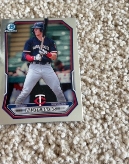 2026 Bowman Chrome #BCP-98 Walker Jenkins — front