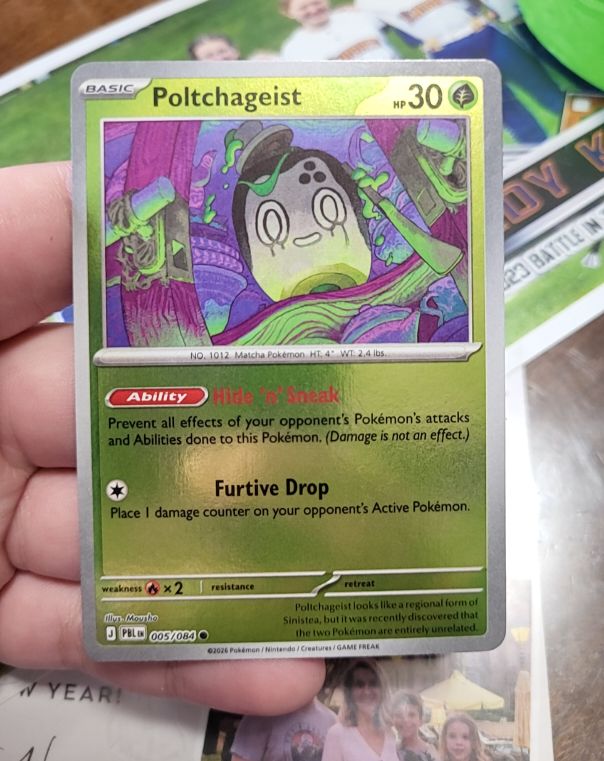 2026 Pokemon #005 Poltchageist — front