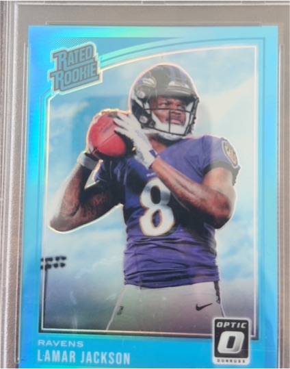 2018 Panini Donruss Optic #167 Lamar Jackson — front