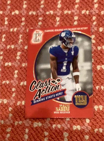 2025 Topps Signature Class Class Action #CA-23 Malik Nabers — front