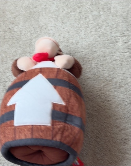 Universal Studios Japan Super Nintendo World Donkey Kong Plush Cushion Toy — front