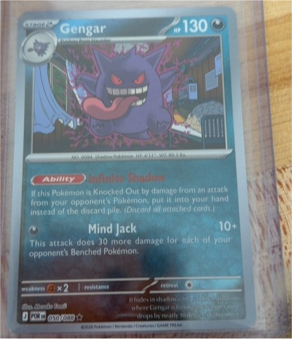 2026 Pokémon 050/088 Gengar — front