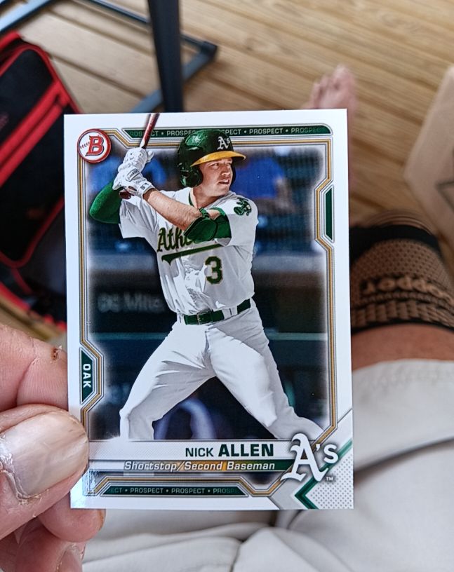 2021 Bowman Prospects #BP-147 Nick Allen — front