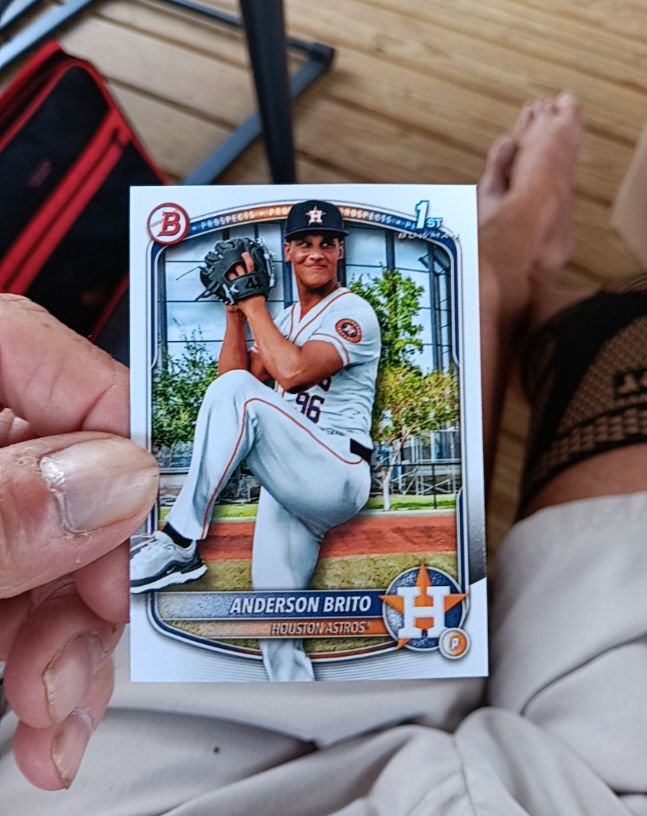 2025 Bowman Prospect #BP-98 Anderson Brito — front
