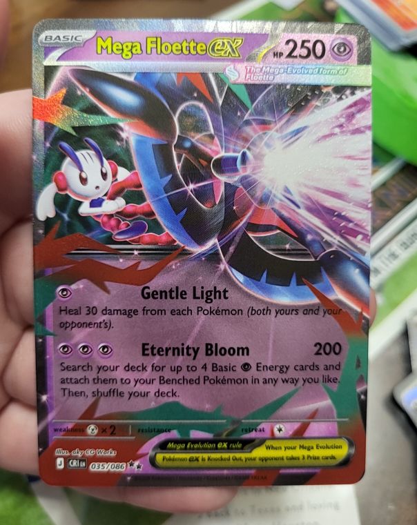2017 Pokémon TCG Chaos Rising #035 Mega Floette GX — front