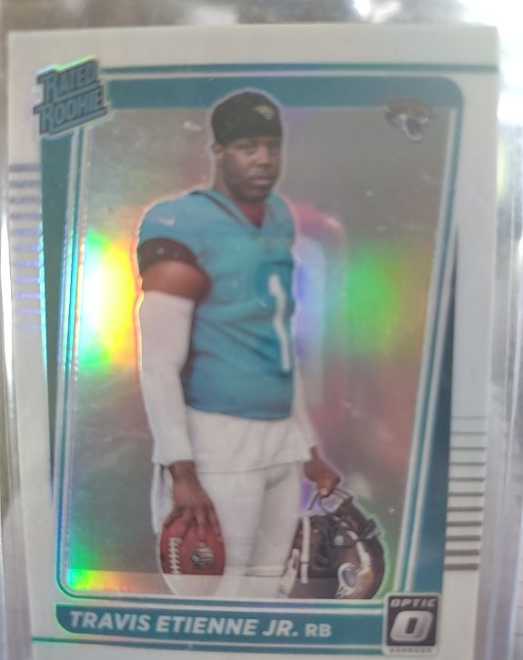 2021 Panini Donruss Optic #214 Travis Etienne Jr — front