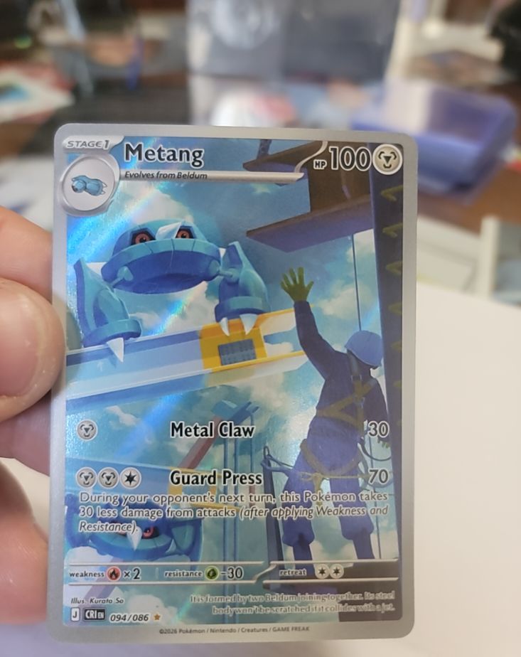2026 Pokémon Chaos Rising #094 Metang — front