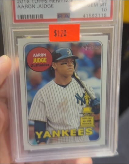 2018 Topps Heritage #25 Aaron Judge — front