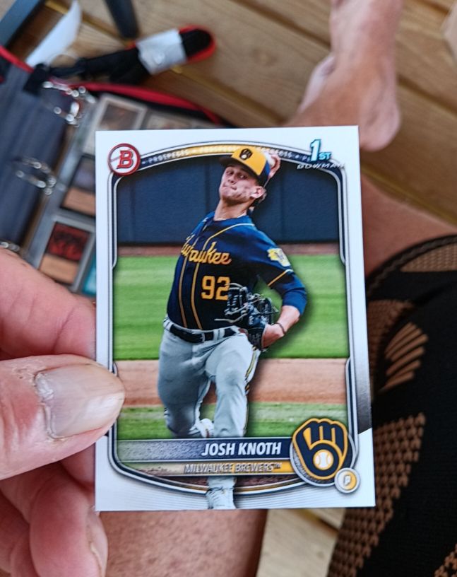 2025 Bowman #BP-136 Josh Knoth — front
