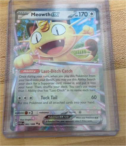 2026 Pokémon Meowth EX #062 — front