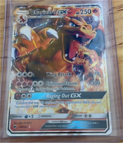 2017 The Pokémon Company Charizard GX 20/147 Burning Shadows — front