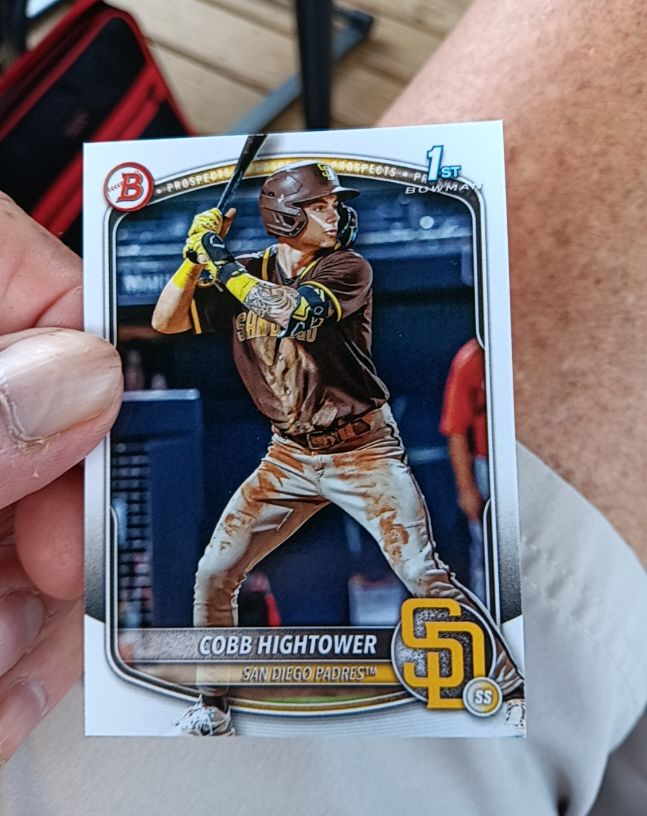 2025 Bowman #BP-104 Cobb Hightower — front