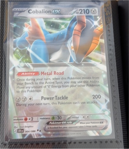 2015 Pokémon TCG #064 Cobalion ex — front