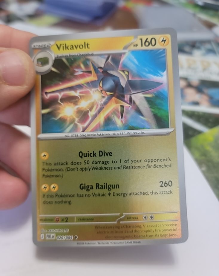 2026 Pokémon TCG #026 Vikavolt — front