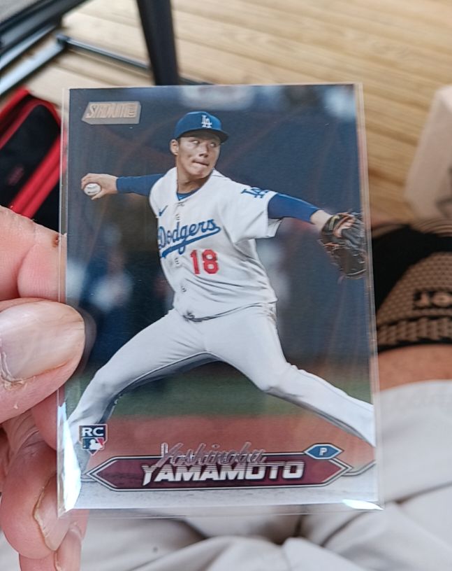 2024 Topps Stadium Club #114 Yoshinobu Yamamoto — front