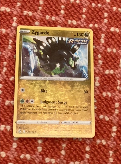 2022 Pokémon SWSH07 #118 Zygarde — front