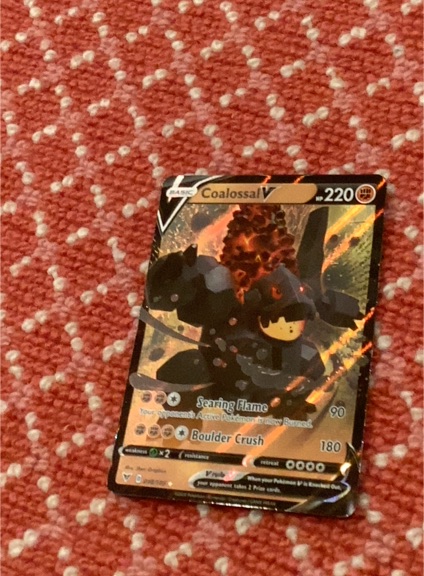 2020 Pokémon Vivid Voltage #098 Coalossal V — front