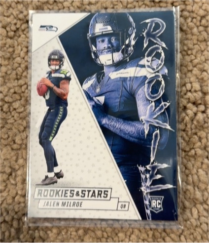 2025 Panini Rookies & Stars Rookie Exclusive #8 Jalen Milroe — front