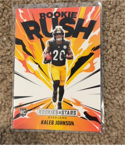 2025 Panini Rookies & Stars #7 Kaleb Johnson Rookie Rush — front